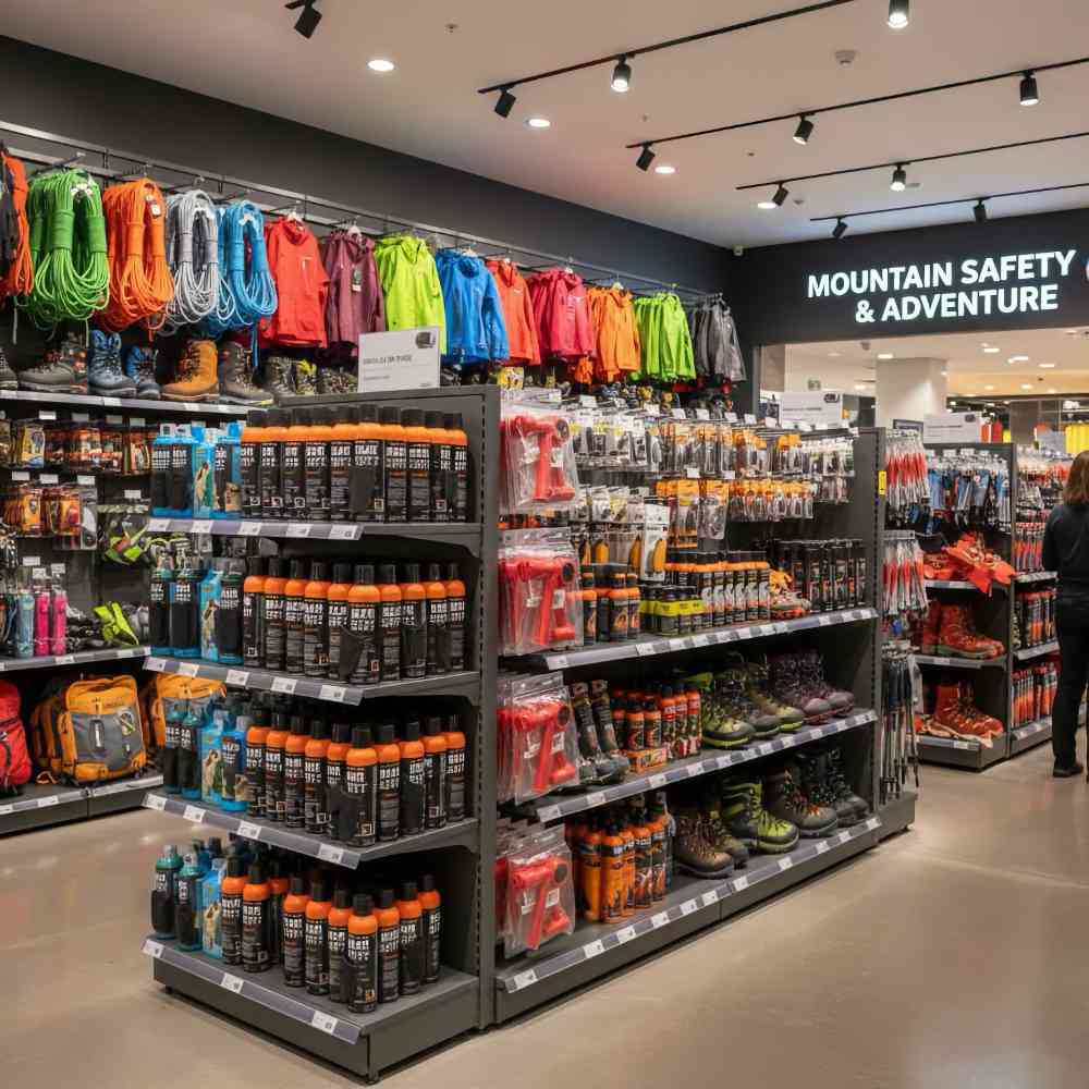 tienda de material de montaña